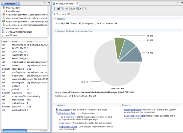 Чем открыть heap dump phd