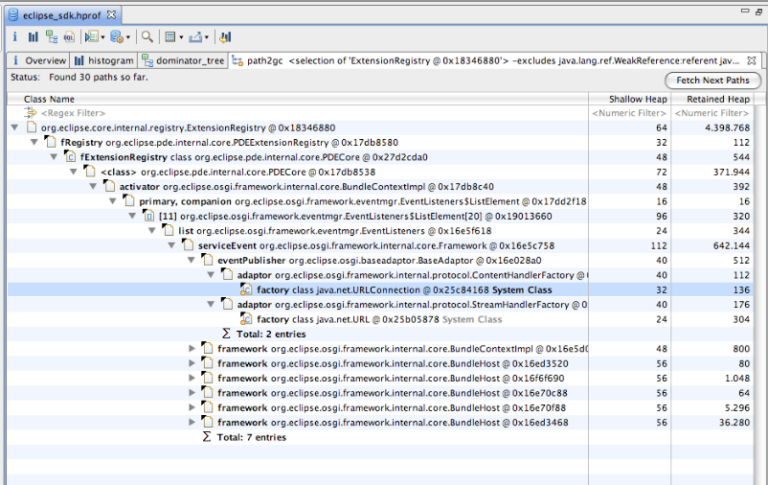 Чем открыть heap dump phd